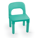 Dolu Kinder Tafel met 2 stoelen Turquoise/Geel