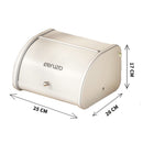 Ceruzo Broodtrommel - met Schuifdeksel - 25cm - soft beige