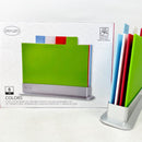 Ceruzo Index Snijplankenset - 4 stuks met Houder