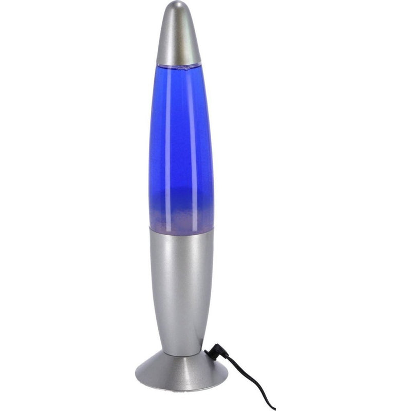 LED Lavalamp 35 cm Zilver
