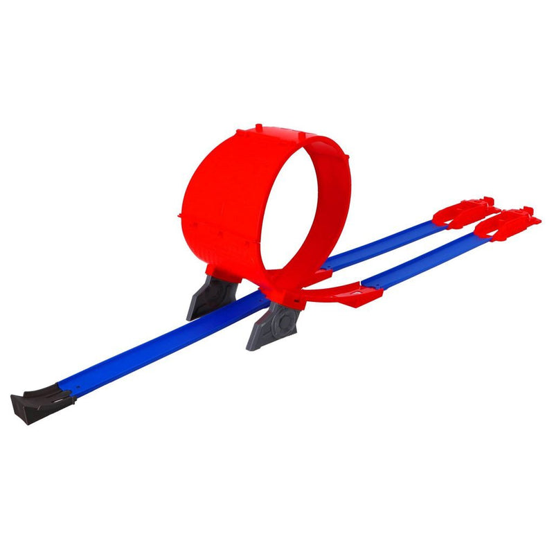 Racebaan met Looping + 2 Racewagens