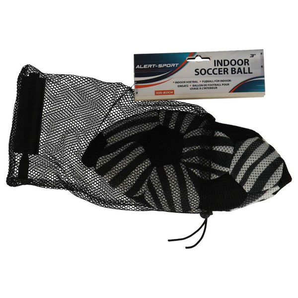 Indoor Voetbal met Netje 23 cm Zwart/Wit