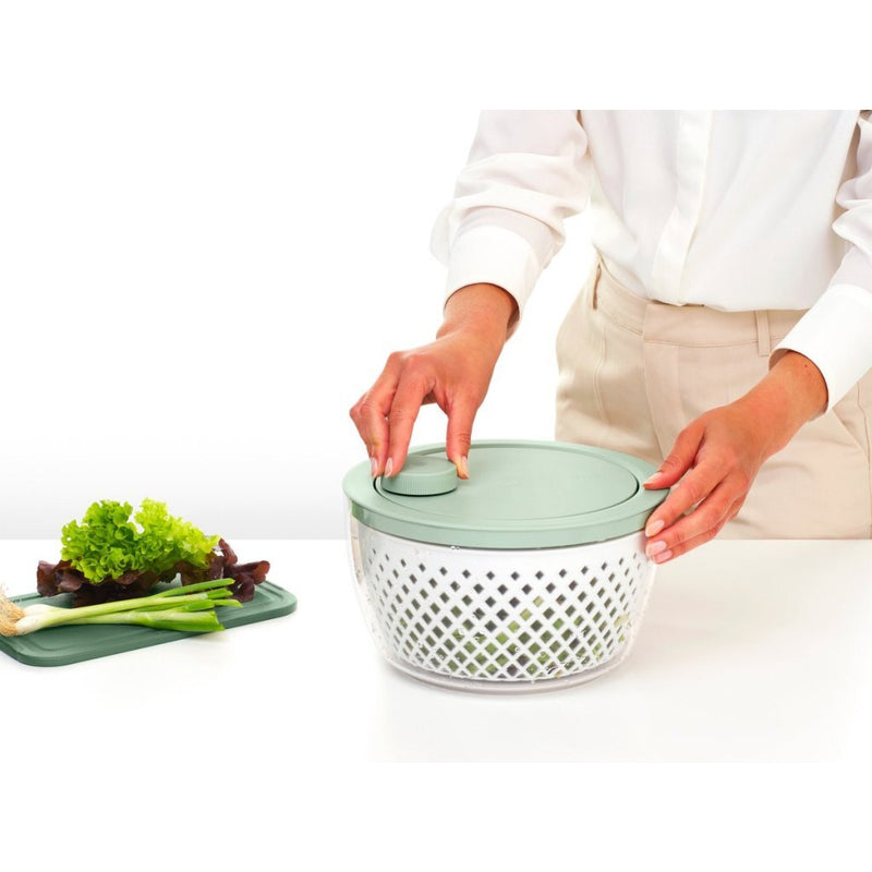 Brabantia Tasty+ Sla Centrifuge Jade Green/Wit