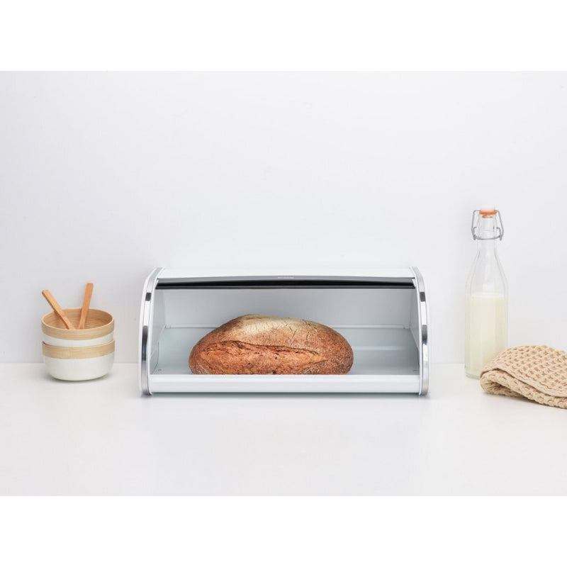 Brabantia Broodtrommel met Schuifdeksel Wit