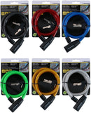 Dunlop fietsslot kabel 6 kleuren