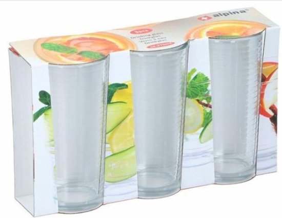 Alpina Drinkglas 270ml set 3 stuks