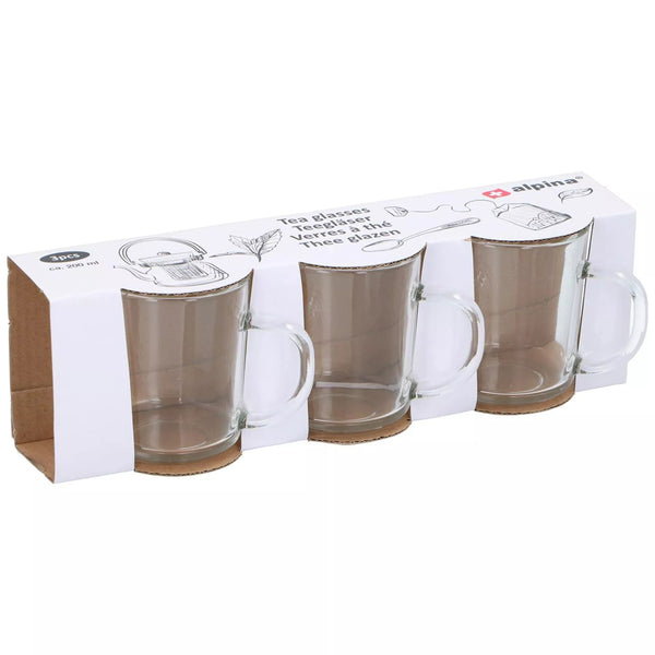 Alpina Theeglas 200ml set 3 stuks