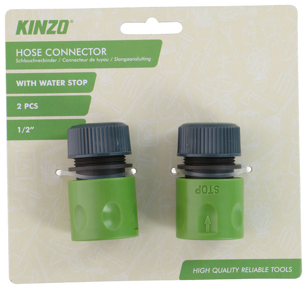 Kinzo Tuinslang  slangaansluiting 1/2" 2-delig