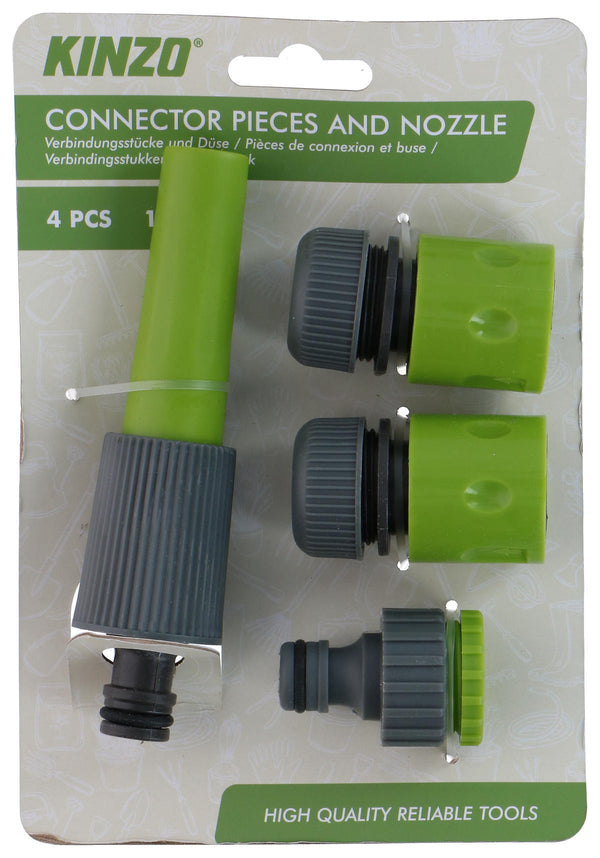 Kinzo Koppelstukken en Nozzle 4-dlg