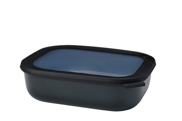 Mepal multikom Cirqula rechthoekig 2000ml - nordic black