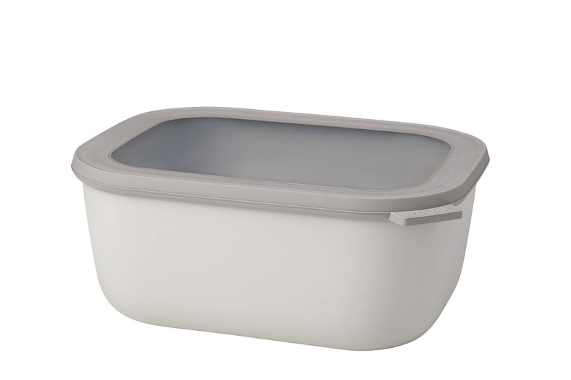 Mepal multikom Cirqula rechthoekig 3000ml - nordic white