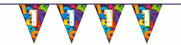 Vlaggenlijn Cijfers 10 meter - 1 jaar