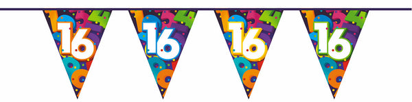 Vlaggenlijn Cijfers 10 meter - 16 jaar