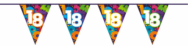 Vlaggenlijn Cijfers 10 meter - 18 jaar