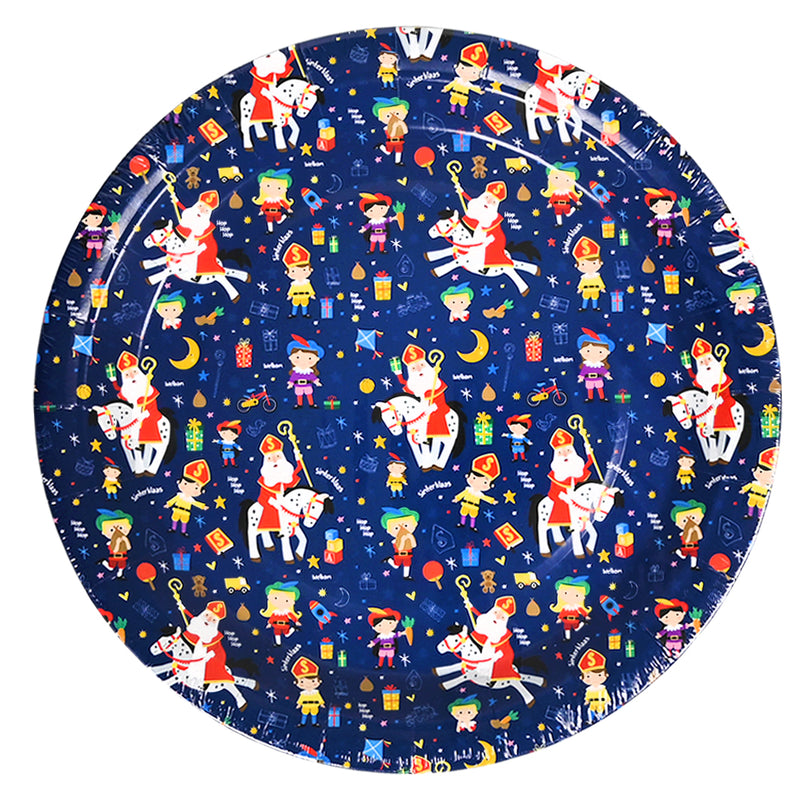 Papieren Borden Sinterklaasfeest - 10st.