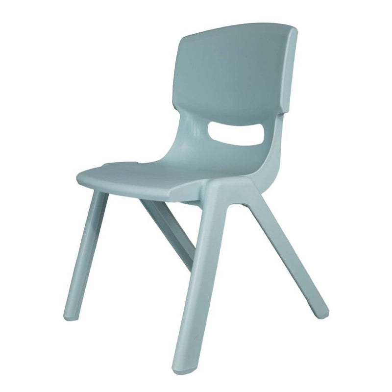 Kinderstoeltje 36x32x53 cm Plastic/Pastel Blauw