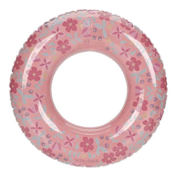Little Dutch Pink Flower Zwemring, 50cm