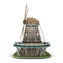 Cubic Fun 3D Puzzel Molen + Licht 64 Stukjes