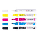 Ecoline Brush Pen Set Primair, 5 Kleuren