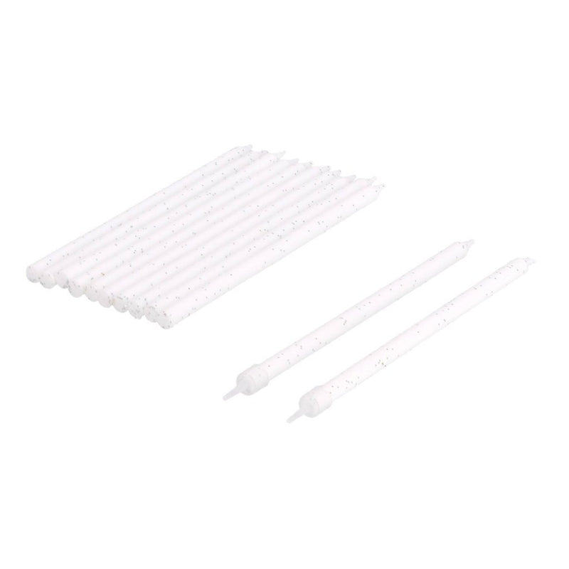 Patisse Verjaardagskaarsjes 14 cm 12 Stuks Wit