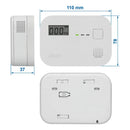 Alecto Koolmonoxide Melder Wit