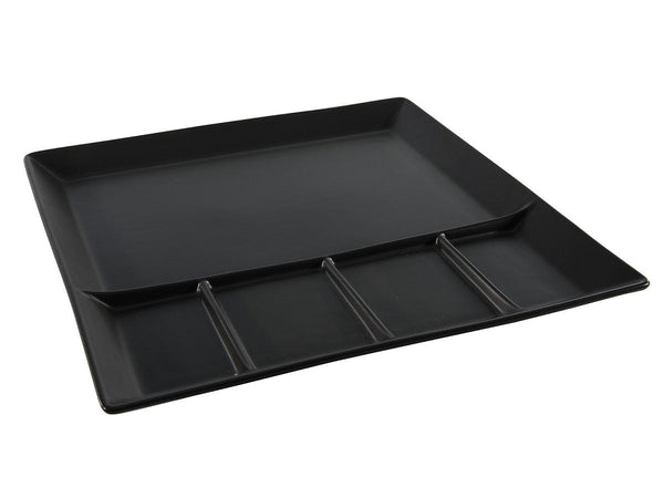 Fonduebord 24,5x24,5cm Mat Zwart