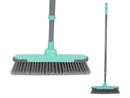 Bezem telescoop grijs/turquoise