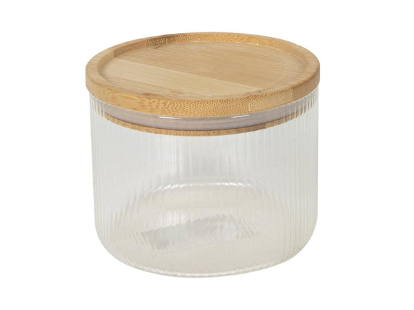 Voorraadpot Boro met deksel - 600ml 11x9cm