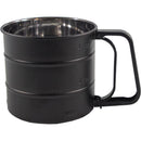 Meelzeef 10 cm Zwart/RVS