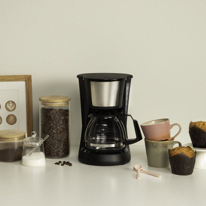 Tristra CM-1281 Compacte Koffiezetapparaat Zwart/RVS