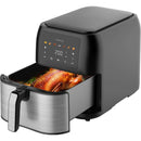 Inventum GF801HLDB Airfryer 8L 1700W Zwart/RVS