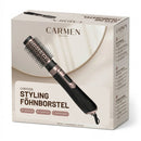 Carmen CHB1035B F&ouml;hnborstel Zwart/Campagne