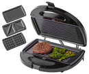 Tomado Multigrill 750W zwart 3 verwisselbare platen