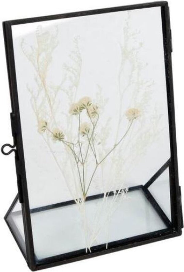 Van Manen Fotolijst Droogbloemen 11 X 16 Cm Staal/glas Zwar