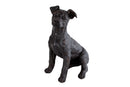 Sculptuur Big Dog bruin 30x22,5x35cm