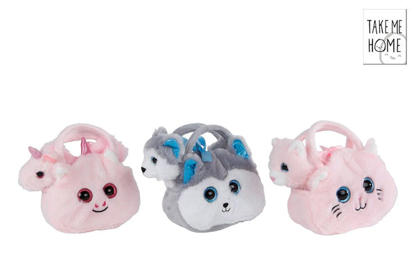 Take Me Home Pluchen Knuffel in Tasje, 12cm