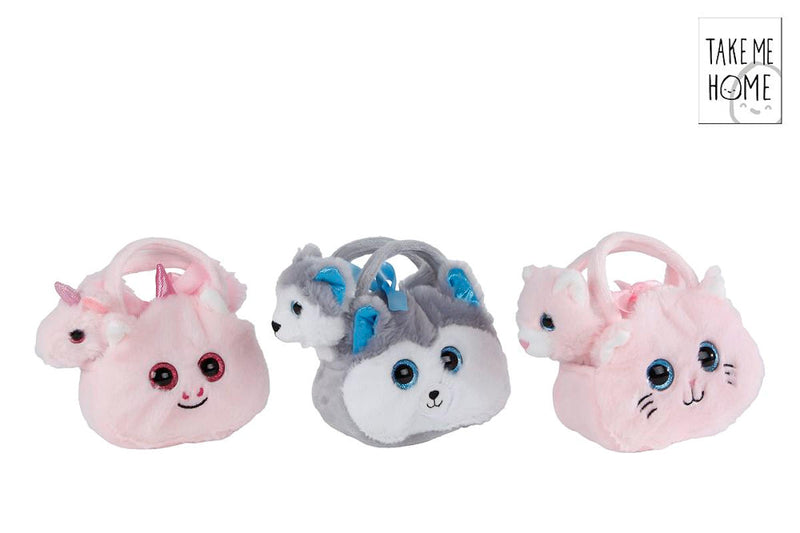 Take Me Home Pluchen Knuffel in Tasje, 12cm