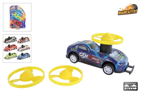 Roadstarblasters Stoot en Spin Stuntauto Die-cast met Pull Back Functie.