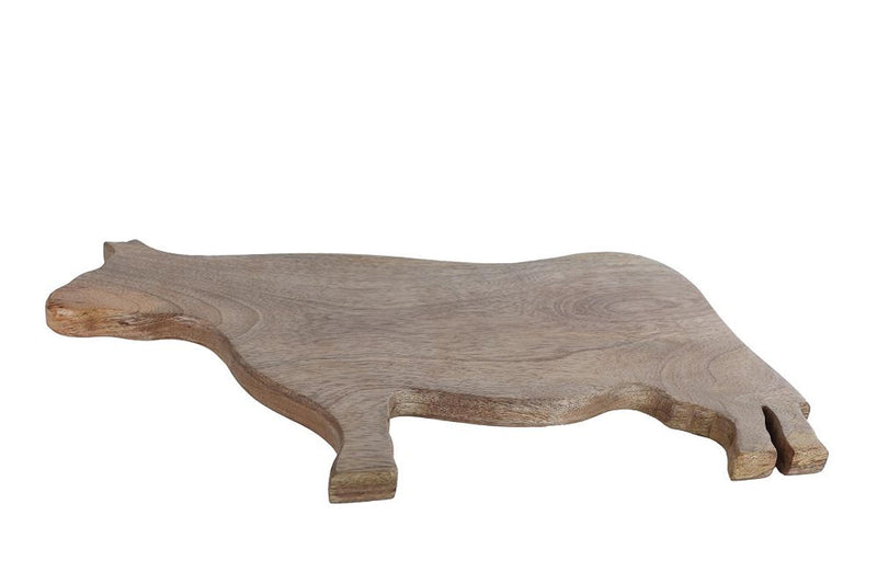 Borrelplank Cow naturel mango 41x26x1,6cm