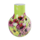 Vaas Zonnehoed 22x22x30 cm Metaal/Groen