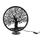 Tafellamp Levensboom Rond 34x13x37 cm Zwart/Metaal