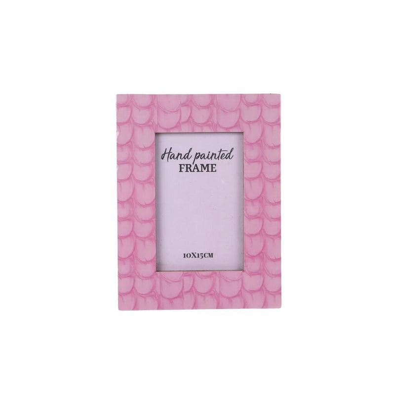 Fotolijst Masie 16x21.5x1 cm Hout/Emaille/Roze