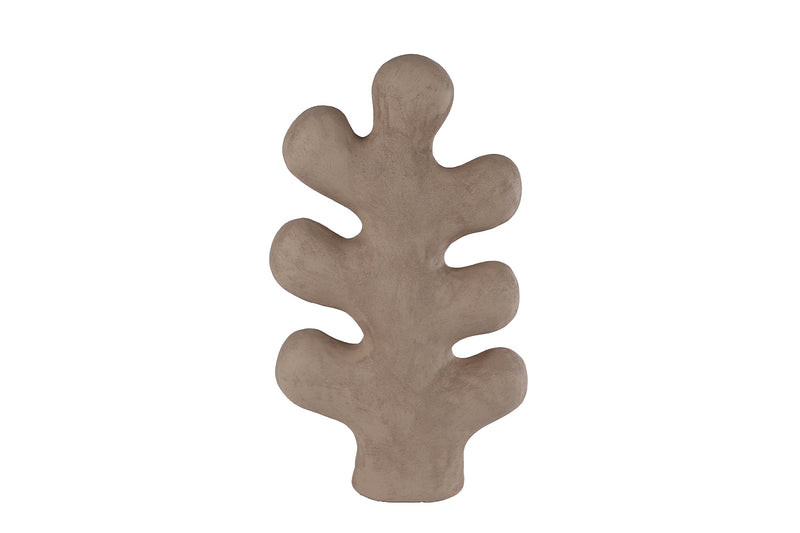 Sculptuur Tree Art S licht bruin aardew 26,5x8,5x46cm