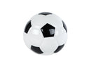 Spaarpot Voetbal zwart/wit aardew 12x12x10cm