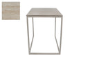 Bijzettafel Brent naturel natuursteen/metaal 34x34x42cm