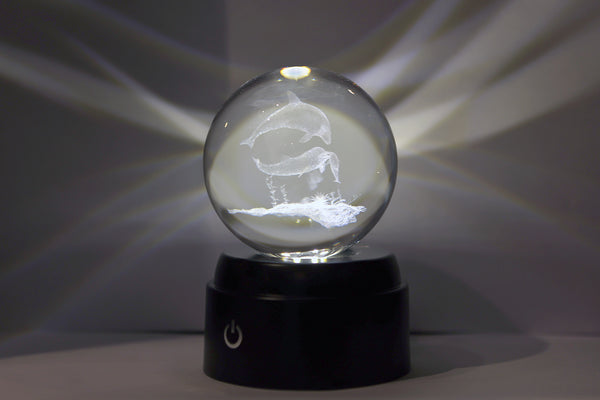 Sfeerverlichting LED Sea Life m/USB-C kabel 8x8x12,5cm