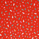 Apparaatrol Kerst Bomen Mix rood 150mx50cm