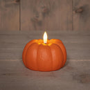 LED Kaars Pompoen 10cm inc. timer