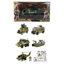 Army Militair Voertuig + Soldaat en Accessoires Verschillende Uitvoeringen