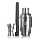 Vacuvin Cocktailset 3-delig RVS